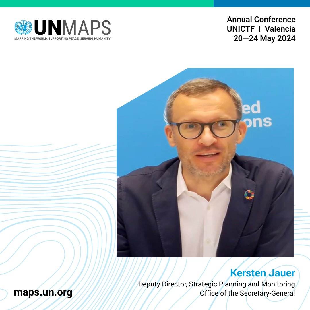 #UNMapsConference Mr. Kersten Jauer presented the UN 2.0 initiative and the Quintet of Change strategy. He highlighted the critical role of geospatial information in driving the UN's digital transformation, positioning #UNMaps at the cutting edge of geospatial technology.
