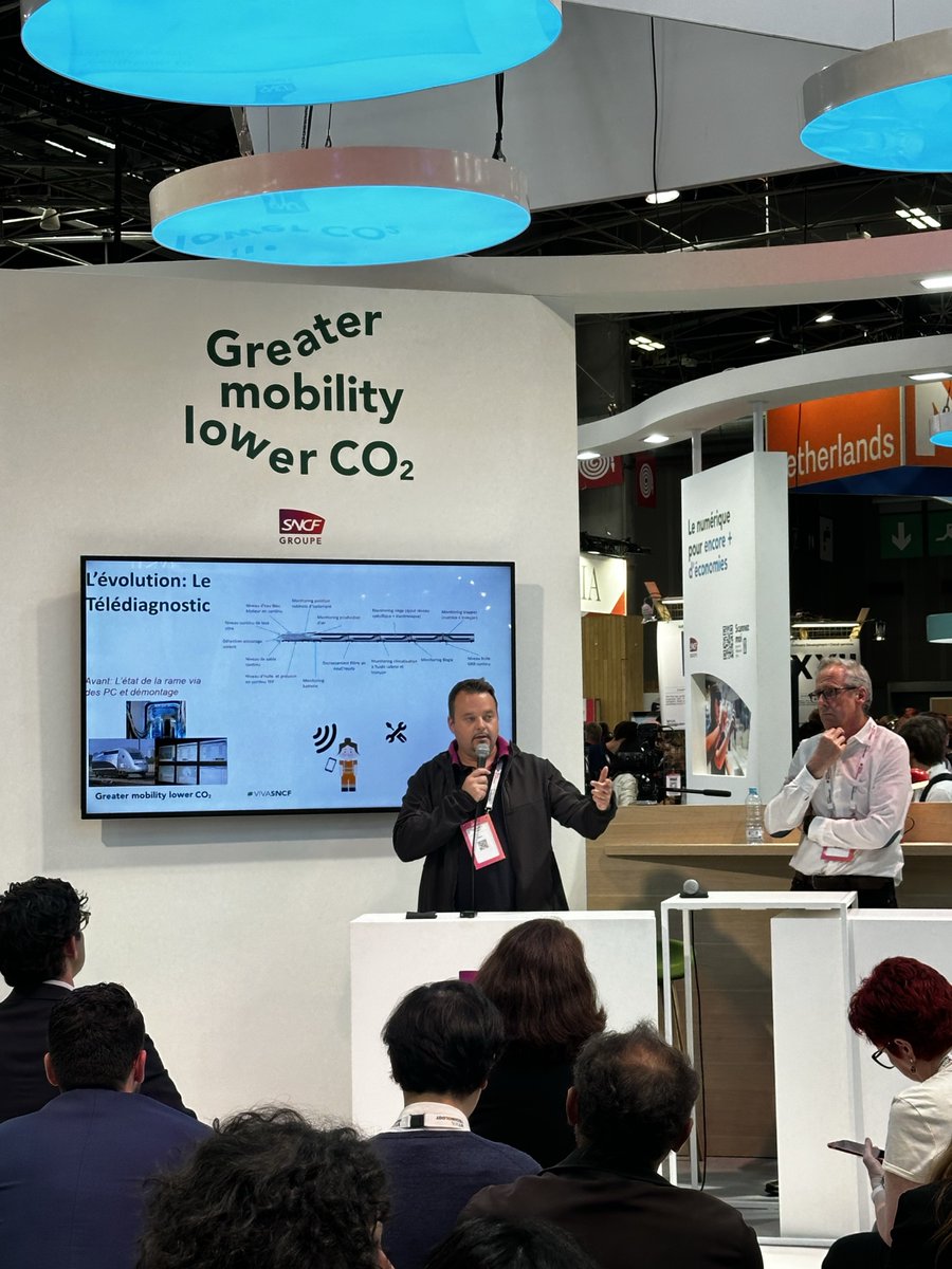 <a href="/GroupeSNCF/">Groupe SNCF</a> <a href="/VivaTech/">VivaTech</a> <a href="/CFanichet/">Christophe Fanichet</a> <a href="/SNCFVoyageurs/">SNCF Voyageurs</a> 🚄💡Le #TGVM capture 25 000 variables toutes les 100 millisecondes,   révolutionnant le télédiagnostic pour une maintenance ferroviaire optimisée   et une meilleure disponibilité des rames. On vous en parle à <a href="/VivaTech/">VivaTech</a> !  #VIVASNCF #VivaTech