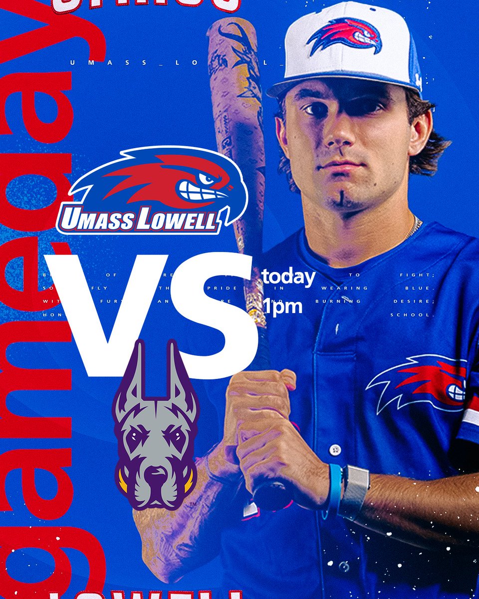 RiverHawkBB's tweet photo. Win the day 👊

⚾️ America East Tournament 
🆚 #5 UAlbany      
⏰ 1:00 p.m.
🏟️ Bearcats Sports Complex 
📍 Vestal, N.Y.
🖥️ ESPN+
🏆 https://t.co/bfHnuy0Orv
📊 https://t.co/53TNQomfo6

#UnitedInBlue | #AEBASE https://t.co/SGAH5Iw9Ip