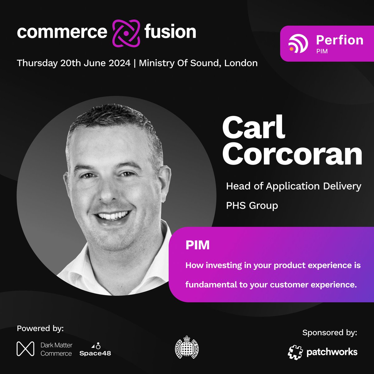 📣 We are thrilled to announce our speaker for the PIM talk at Commerce Fusion! 📣

Carl Corcoran, Head of Applications Delivery at <a href="/phsgroup/">phs Group</a>, brings a wealth of digital transformation knowledge.

Head to commercefusion.co.uk for more and to secure your ticket!