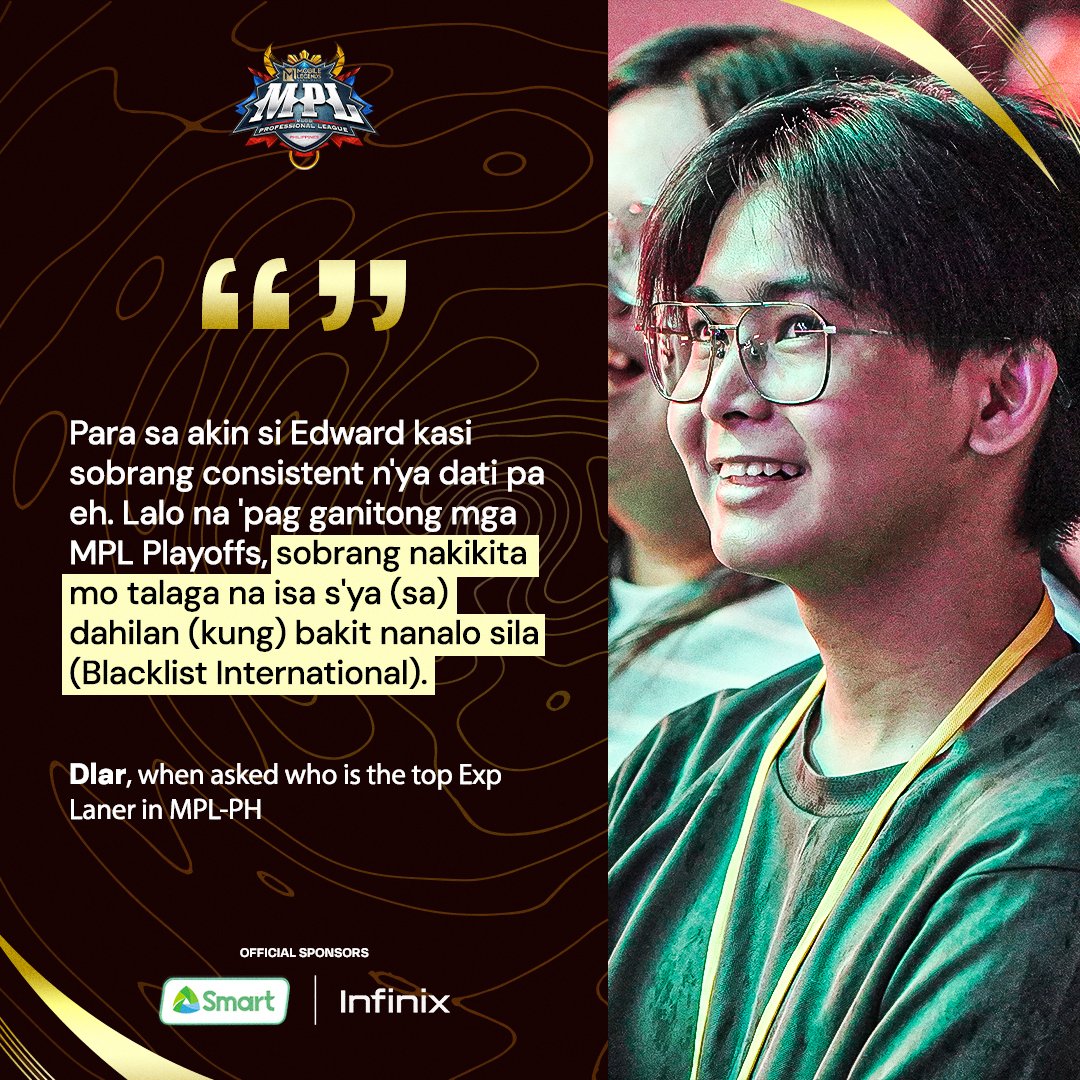 Best Exp Laner sa #MPLPH ayon kay Heneral Dlar? Sino nga ba? 🤔

#LakasNgPinas #MPLPhilippines #MLBB