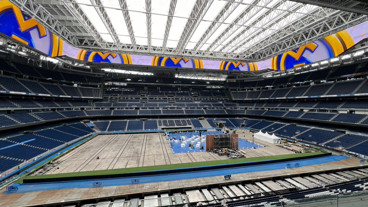 Images: The Santiago Bernabéu stadium today.