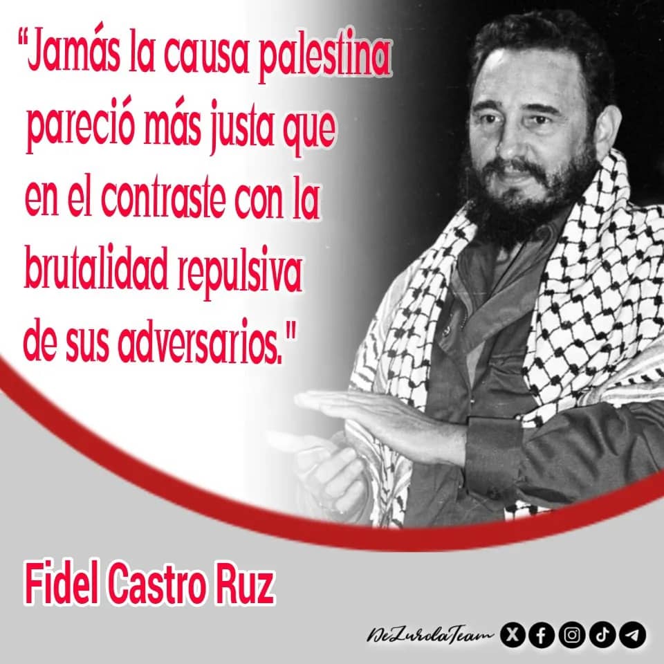 Demandamos el cese del genocidio al que es sometido el pueblo palestino. #Palestina #CubaCoopera #CubaPorLaVida