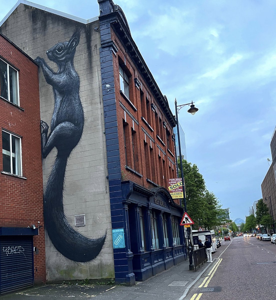 #Streetart by ROA in #Belfast #art