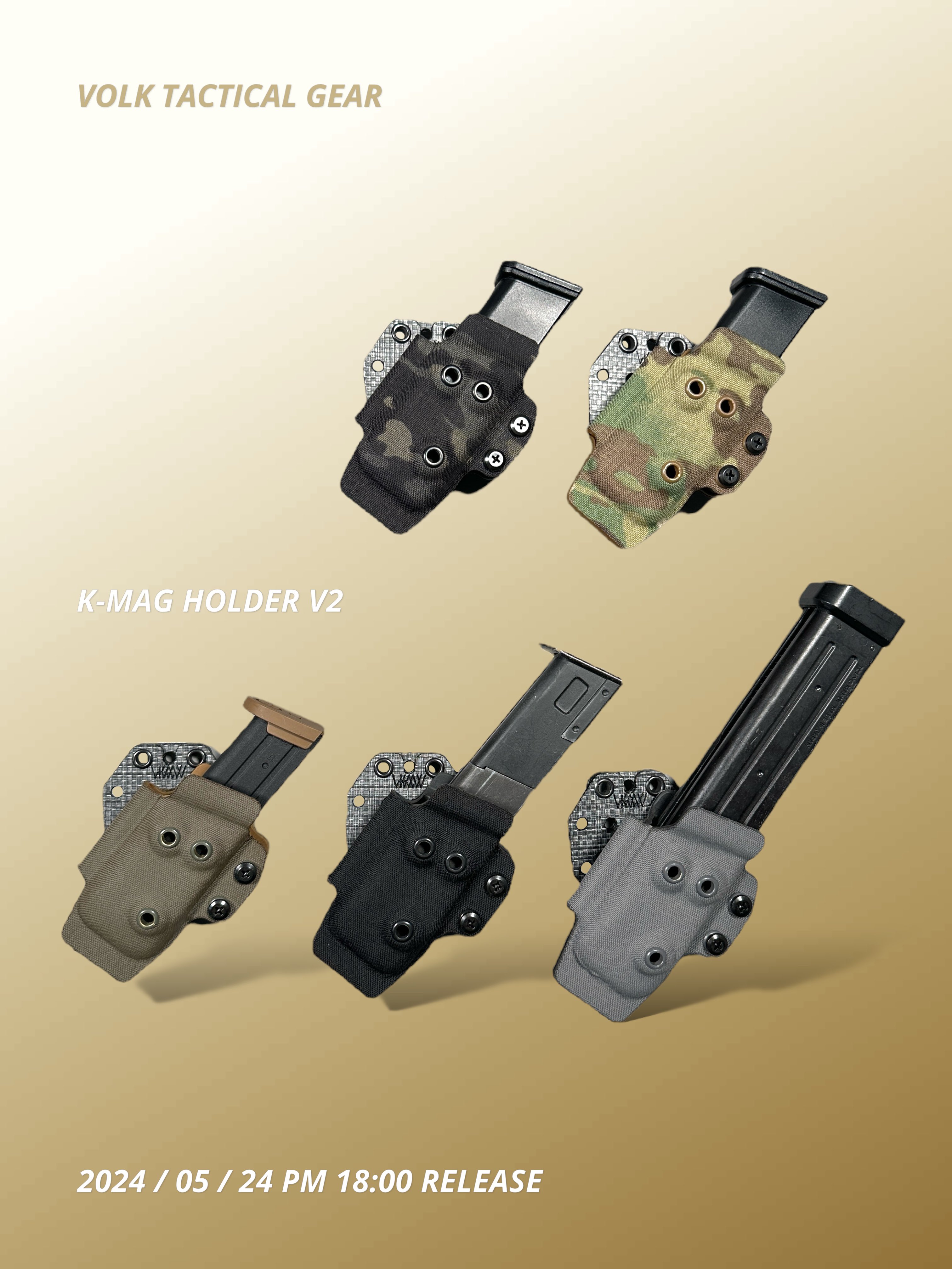 個人装備 Volk Tactical Gear K-MAG HOLDER MCBK K-MAG HOLDER