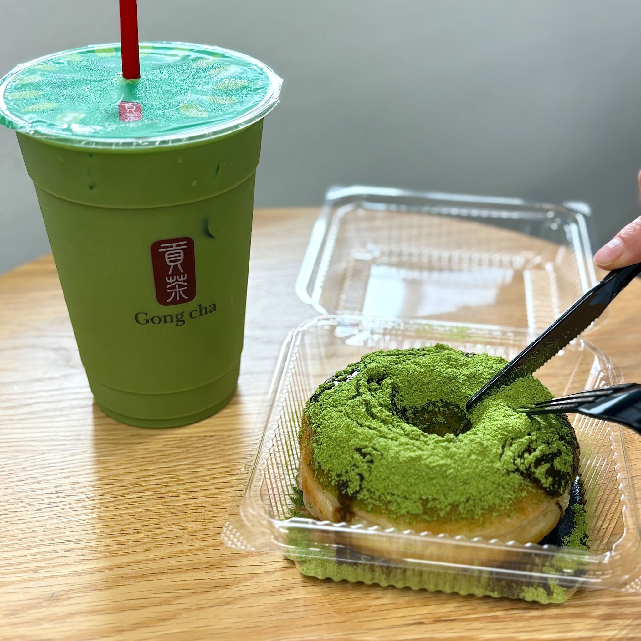 ほどよい甘さと、抹茶本来の香りと味を楽しめる チャボさんの