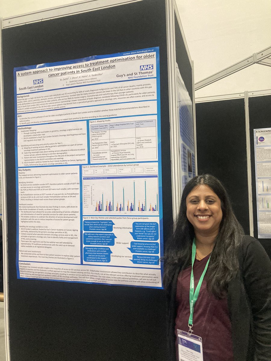 More wonderful  <a href="/NHS_SELCA/">South East London Cancer Alliance</a> colleagues presenting their system wide projects at #OPC24 day 2. Thankful for all our professional and patient partners in SE London who work with us. This is your work 👏🏻👏🏻👏🏻👏🏻