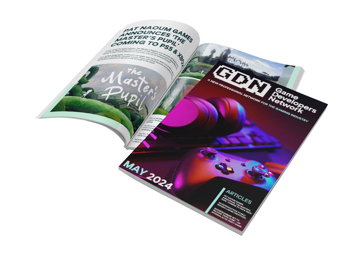 Welcome to the May 2024 edition of the GDN monthly eMagazine!

gamedevelopersnetwork.biz/flipbooks/a612…

#GDN #gamedev #gamedevelopersnetwork #gamedevelopment #gamedevelopers #gamedevs #indiegame #indiegamestudio #gameaudio #gaming #gamedeveloper #computergames #gamesdevelopment #gamedesigners