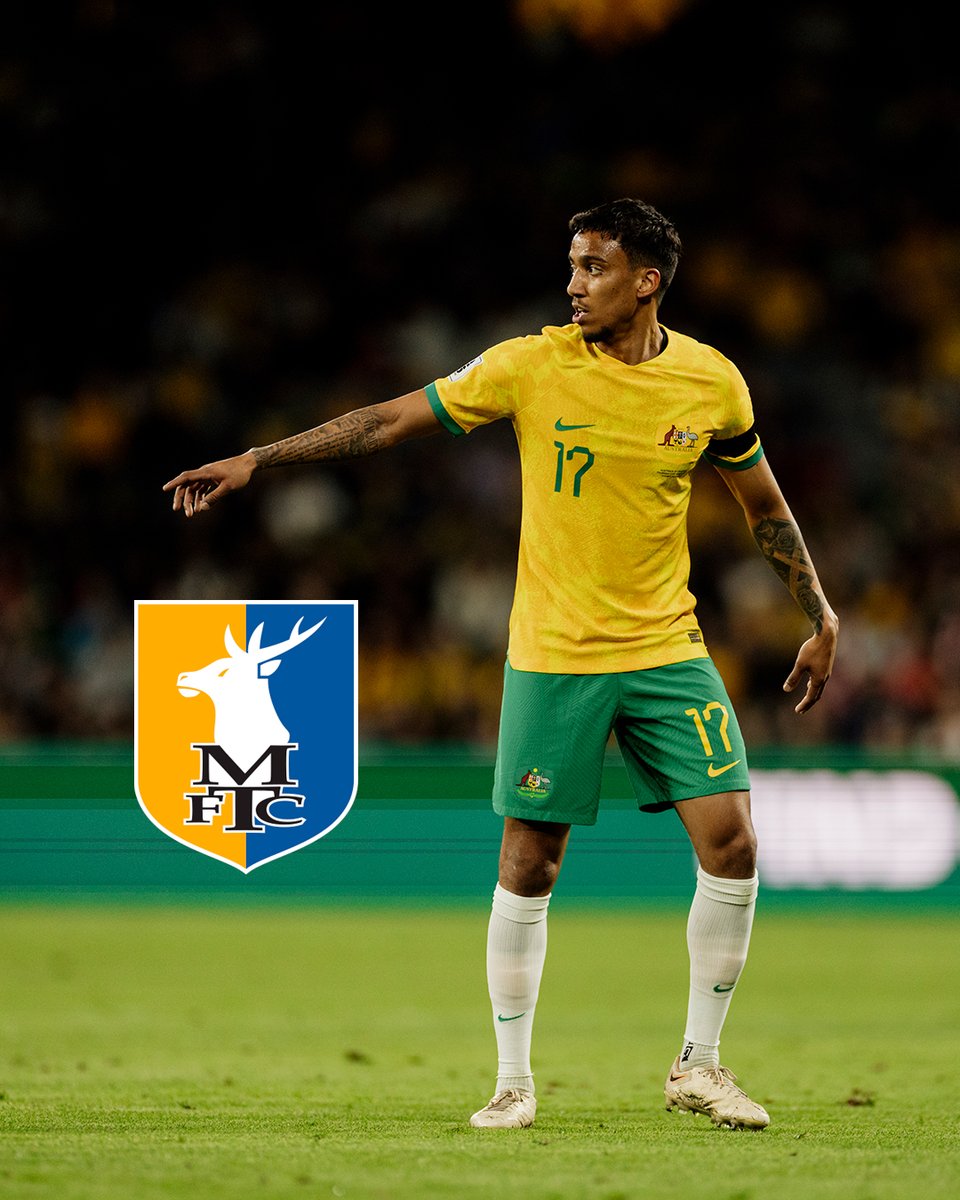 Keanu Baccus is on the move to England 🏴󠁧󠁢󠁥󠁮󠁧󠁿✍️

The 25-year-old has signed a two-year deal with recently promoted League One side @mansfieldtownfc 🤝

#Socceroos #AussiesAbroad