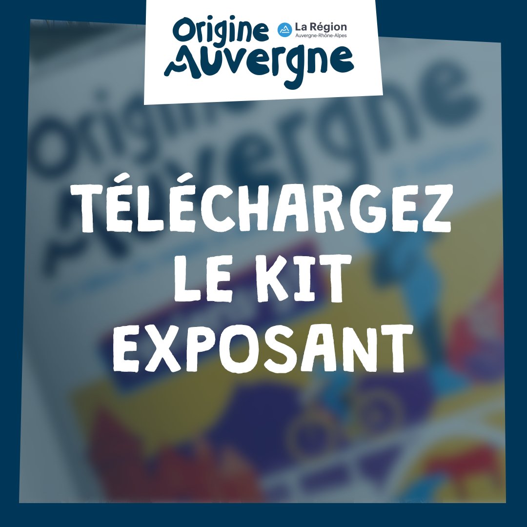 Vous serez exposant sur Origine Auvergne ? 🎉

Optimisez votre participation en informant vos clients, prospects et partenaires de votre présence au salon ! 🚀

Téléchargez dès maintenant notre kit exposant 👉 origine-auvergne.fr/exposer/

#OrigineAuvergne #Auvergne