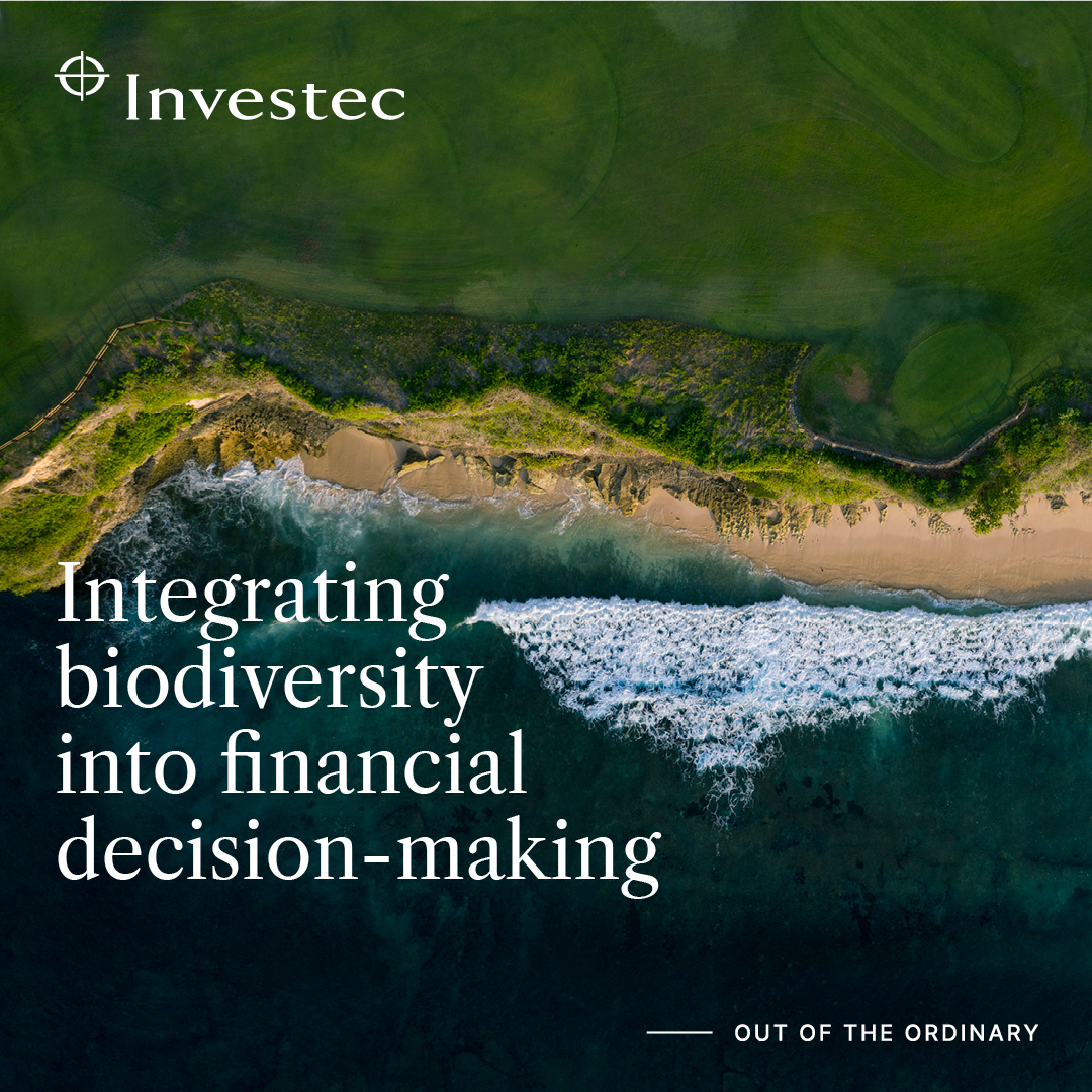 #InternationalDayForBiologicalDiversity By integrating biodiversity considerations into financial decision-making, we can ensure a more sustainable and prosperous future for all as the health of our planet directly impacts the economy. Find out more: link.investec.com/bv4uzy
