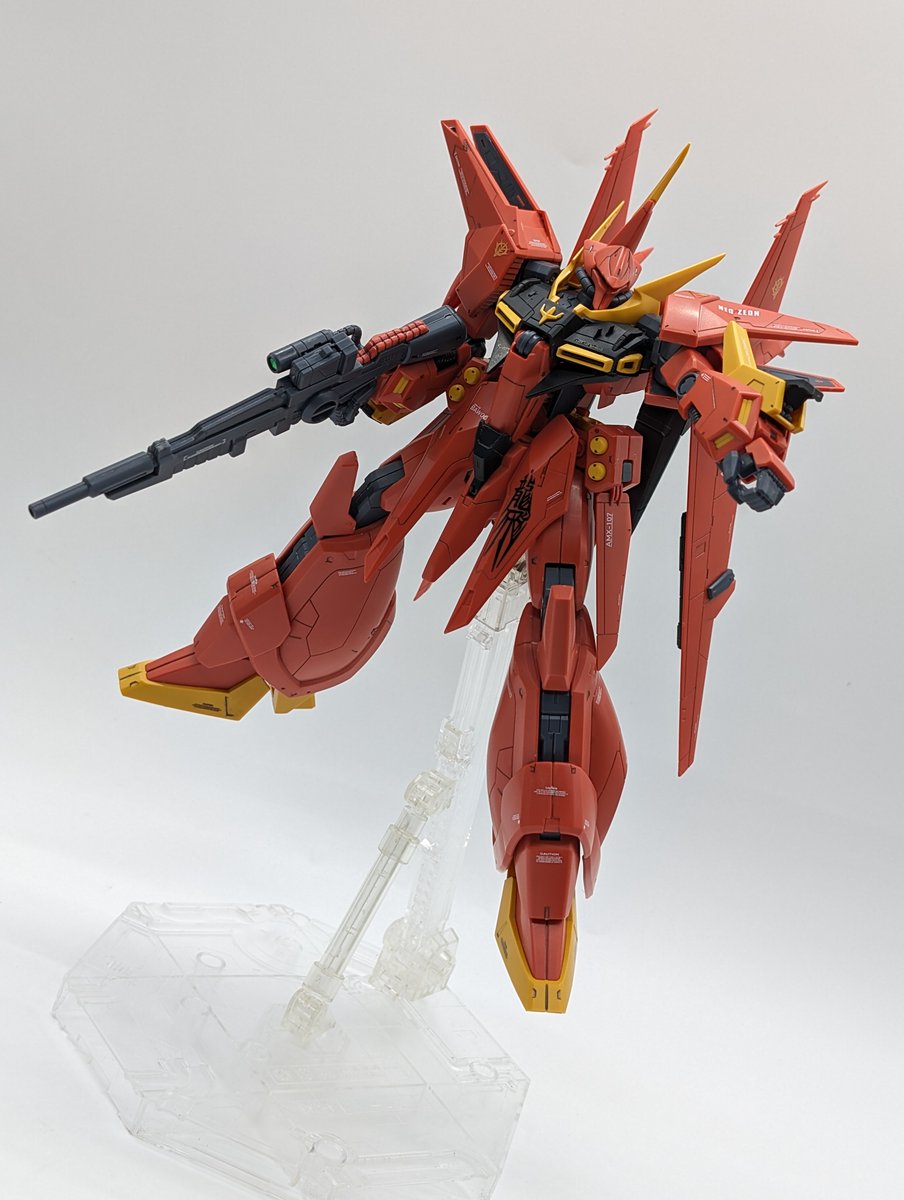 ZeroHokamkam's tweet photo. RE100龍飛 #ガンダム #ガンプラ #MG #マスターグレード #バンダイ #プレバン #プレミアムバンダイ #bawoo https://t.co/XdZV1jN9pI
