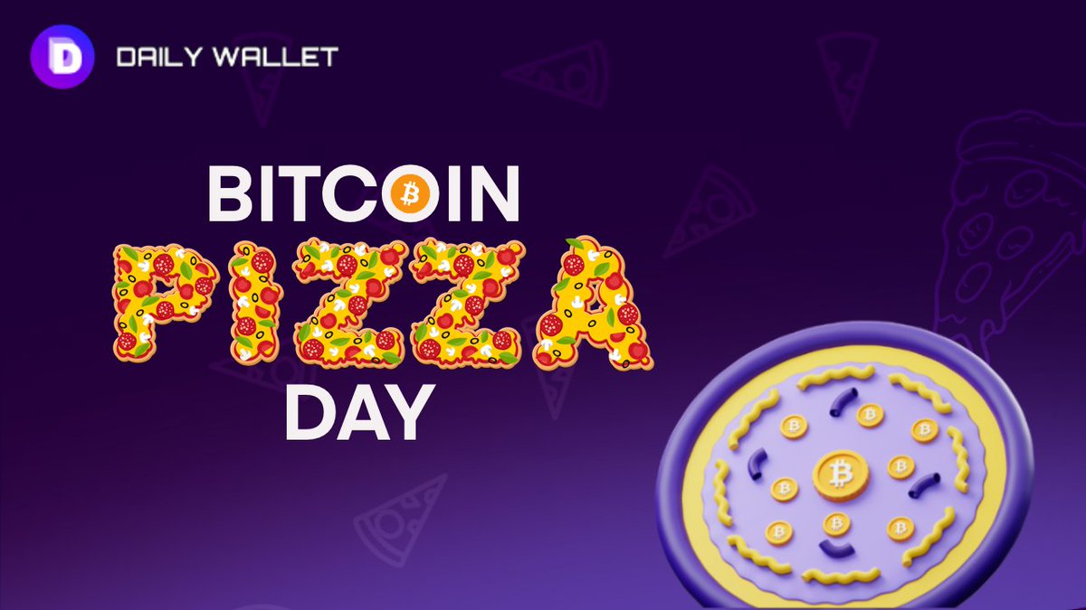 Happy Bitcoin Pizza Day! 🍕
#DailyWallet #Bitcoin #PizzaDay