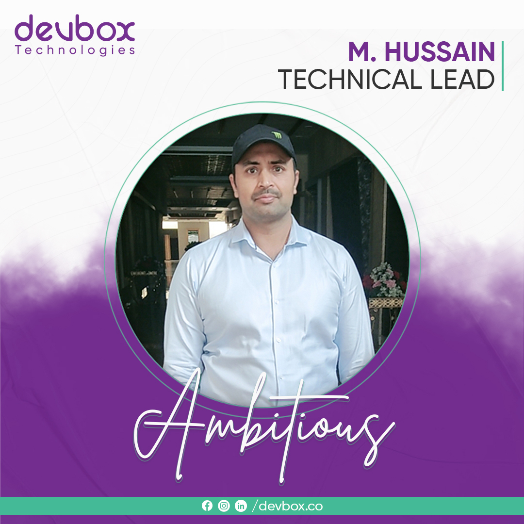 devbox_co's tweet image. Leaders at Devbox
Meet our Technical Lead, M. Hussain, an ambitious person.
His role involves designing and architecting solutions, making key technical decisions, and ensuring adherence to best practices and industry standards.
#devbox #teamdevbox #leadersatdevbox