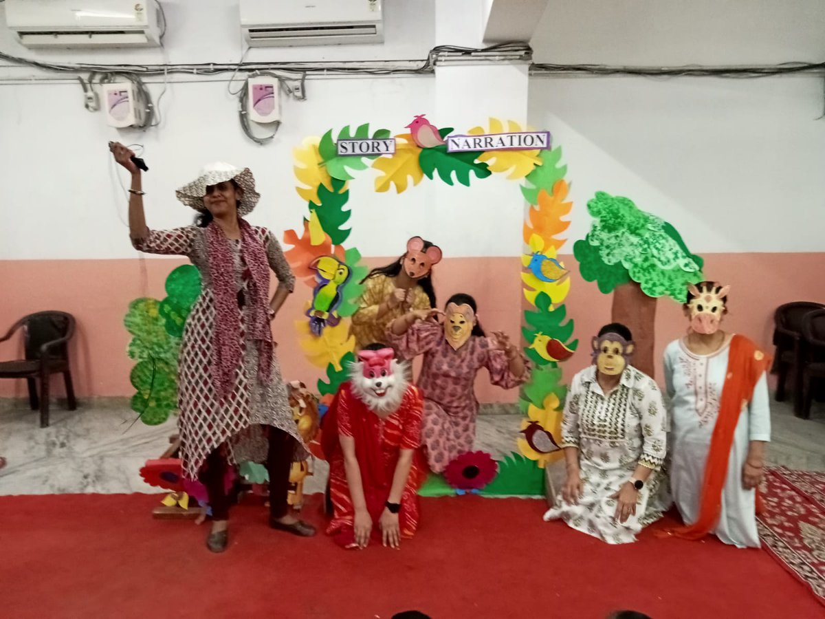 A 'Story Narration Session' was conducted by the Class Facilitators of the Pre-Primary Wing for the munchkins of IPS, PV. The stories were narrated to the students to teach moral values by using attractive props, facial expressions, etc. The session was enjoyed by all.@IprmGrp