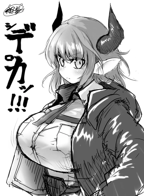 作業しようにもデータがなくてお手上げだったので憂さばらしにシデロカを描いて落ち着く 