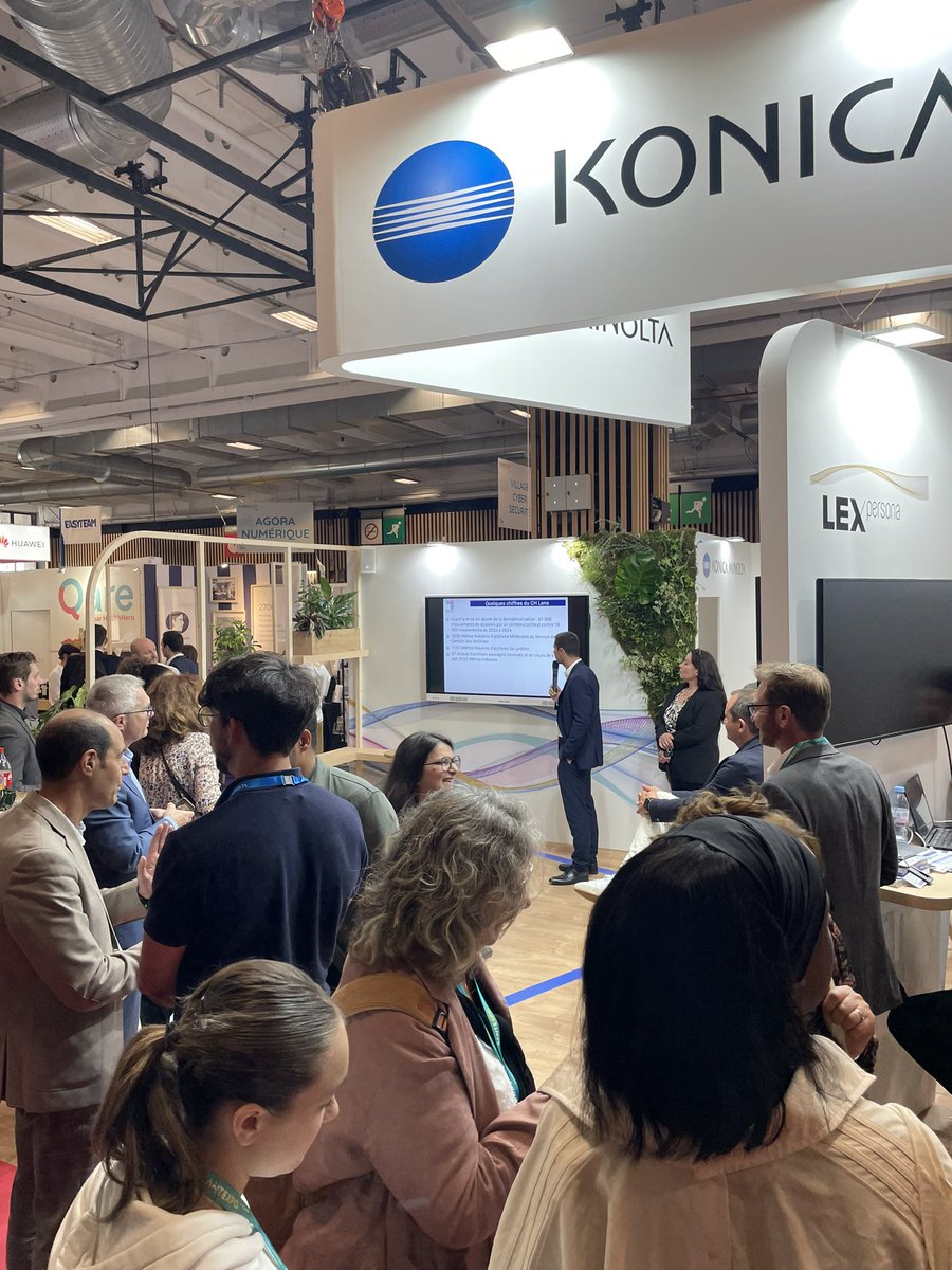 🎙️ Actuellement en direct ! 

Ne manquez pas la prise de parole de notre client, le Centre Hospitalier de Lens, qui partage son retour d'expérience à <a href="/SANTEXPO/">SANTEXPO</a> sur le stand de notre partenaire @KonicaMinoltafr 

📍 Rendez-vous maintenant Hall 7.2, stand L20 

#SantExpo #santé