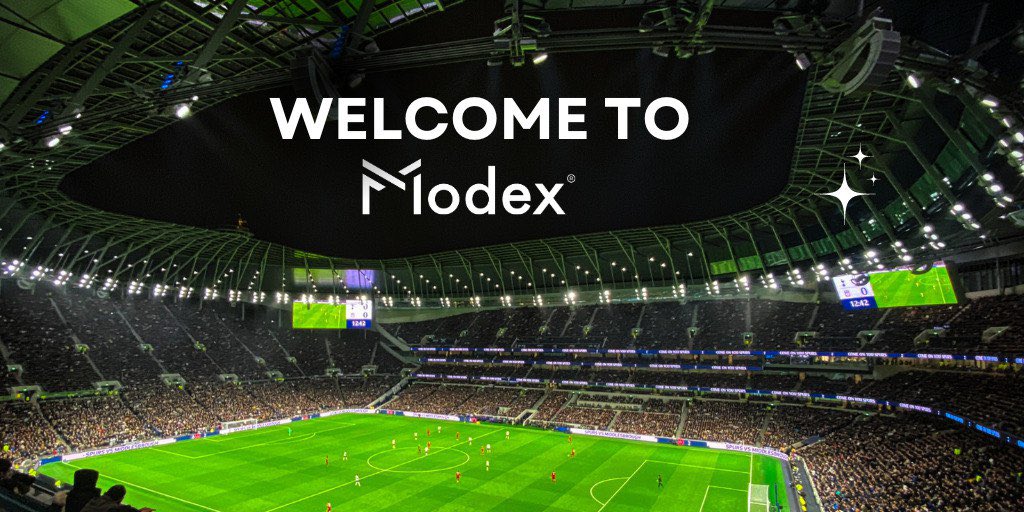 Hello Community! We are very pleased to announce that we are relaunching our token $MODEX at @uniswap. Follow our token at: dextools.io/app/en/ether/p… Thanks to our technology and hard working team and to our new Partnership with @FIFAcom , we are changing the way that fans