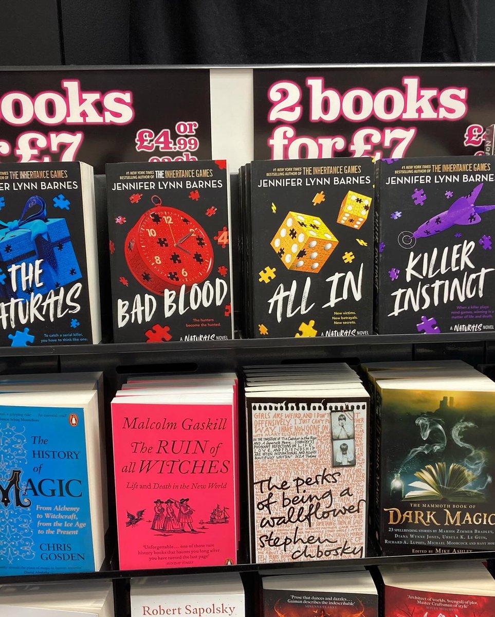 hmvCheltenham's tweet photo. Are you looking for a summer holiday read? We’ve got a huge range of books all in our 2 for £7 offer! Whether it’s literacy classics, band biographies or young adult fiction we have you covered   #summerreading #books #jenniferlynnbarnes https://t.co/4puvu30SWE
