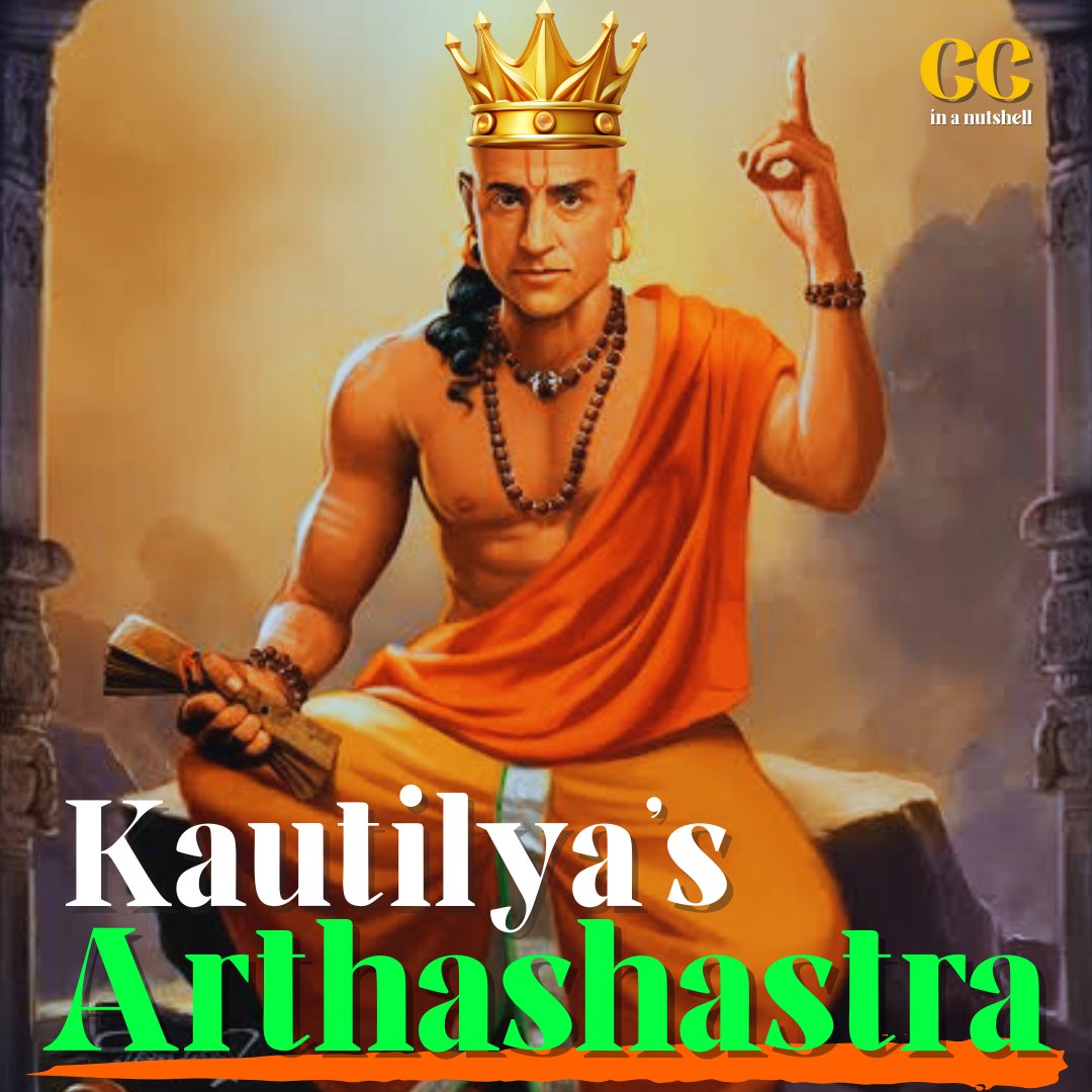 The Arthashastra: In A Nutshell, Ep. 2 — A Thread 🧵 

The Arthashastra is an ancient Indian treatise on statecraft, economic policy, & military strategy. Written by Chanakya, it dates back to the 4th century BCE, during the Mauryan Empire.

Let's dive right into its insights. ⬇️