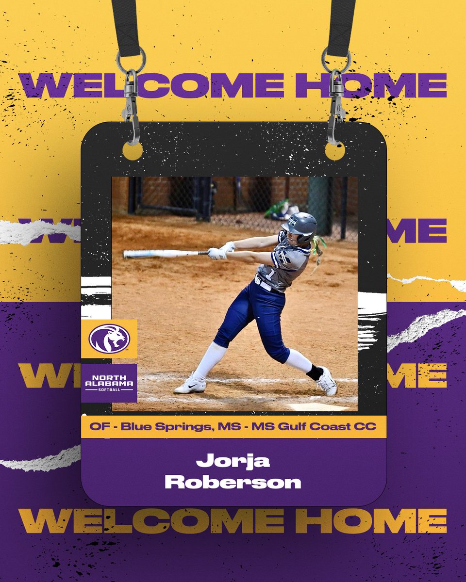 𝒮𝒾𝑔𝓃𝑒𝒹 ✍️ We're excited to welcome Jorja Roberson to the Pride! 📍 Blue Springs, Miss. 🏫 Mississippi Gulf Coast CC 🥎 Outfielder #RoarLions 🦁