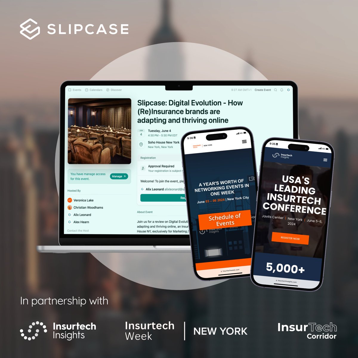 slipcasecom's tweet image. Slipcase will return to #NewYork for our first ever US event on June 4th at Soho House, exclusively for Marketing / Communications Directors and decision makers.

The event is part of #InsurtechWeek and is taking place the afternoon before the @ITI_Insurtech event kicks off...…