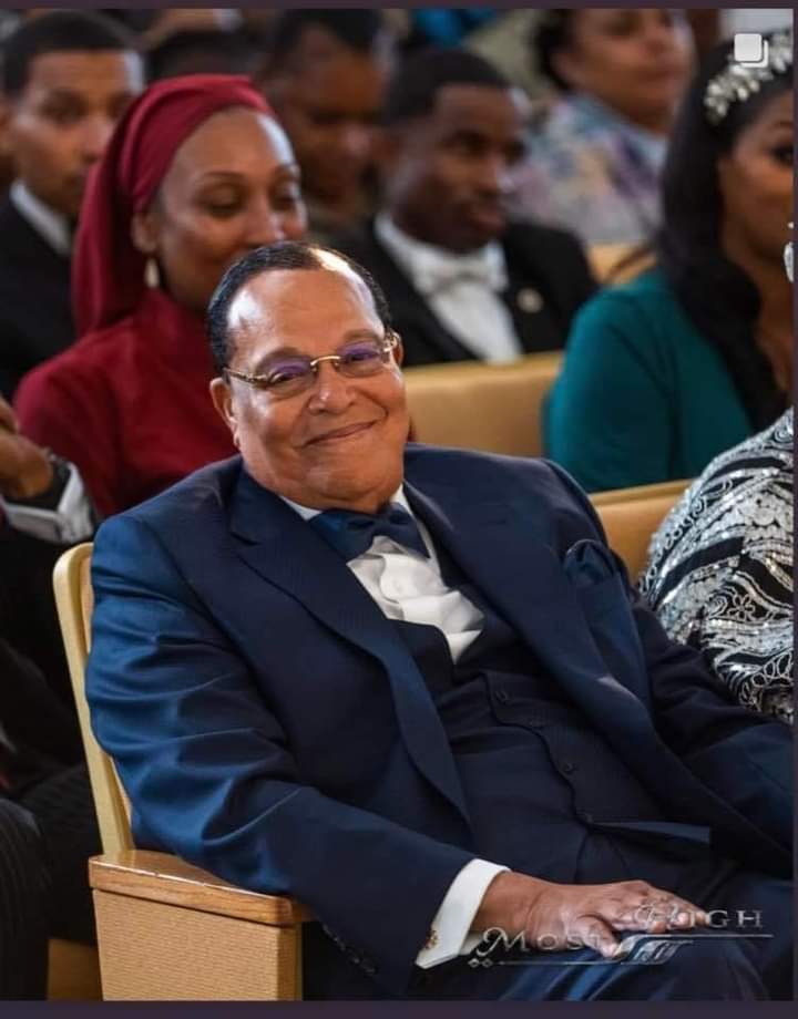 Our Commander and Chief, The Honorable Minister Farrakhan with a Powerful smile to destroy Satan's World.