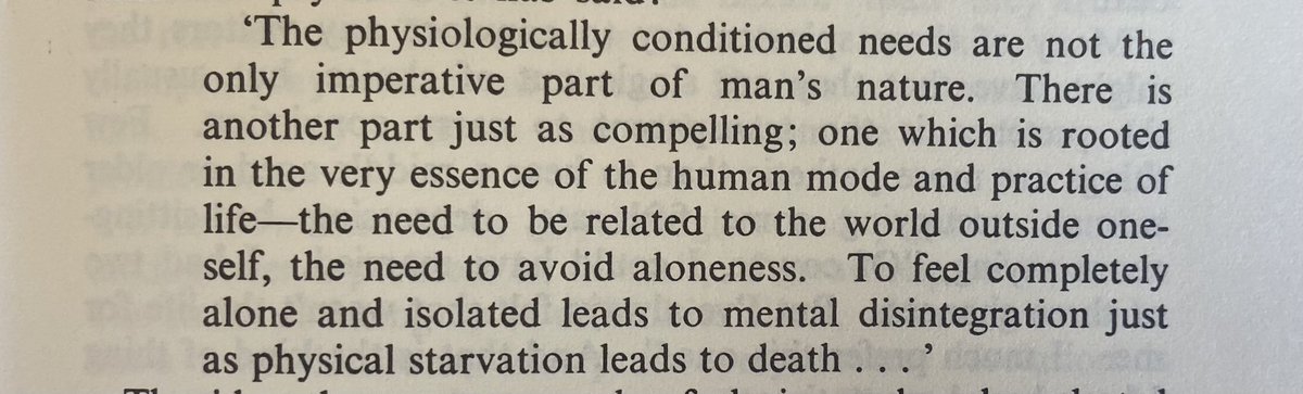 Erich Fromm on loneliness