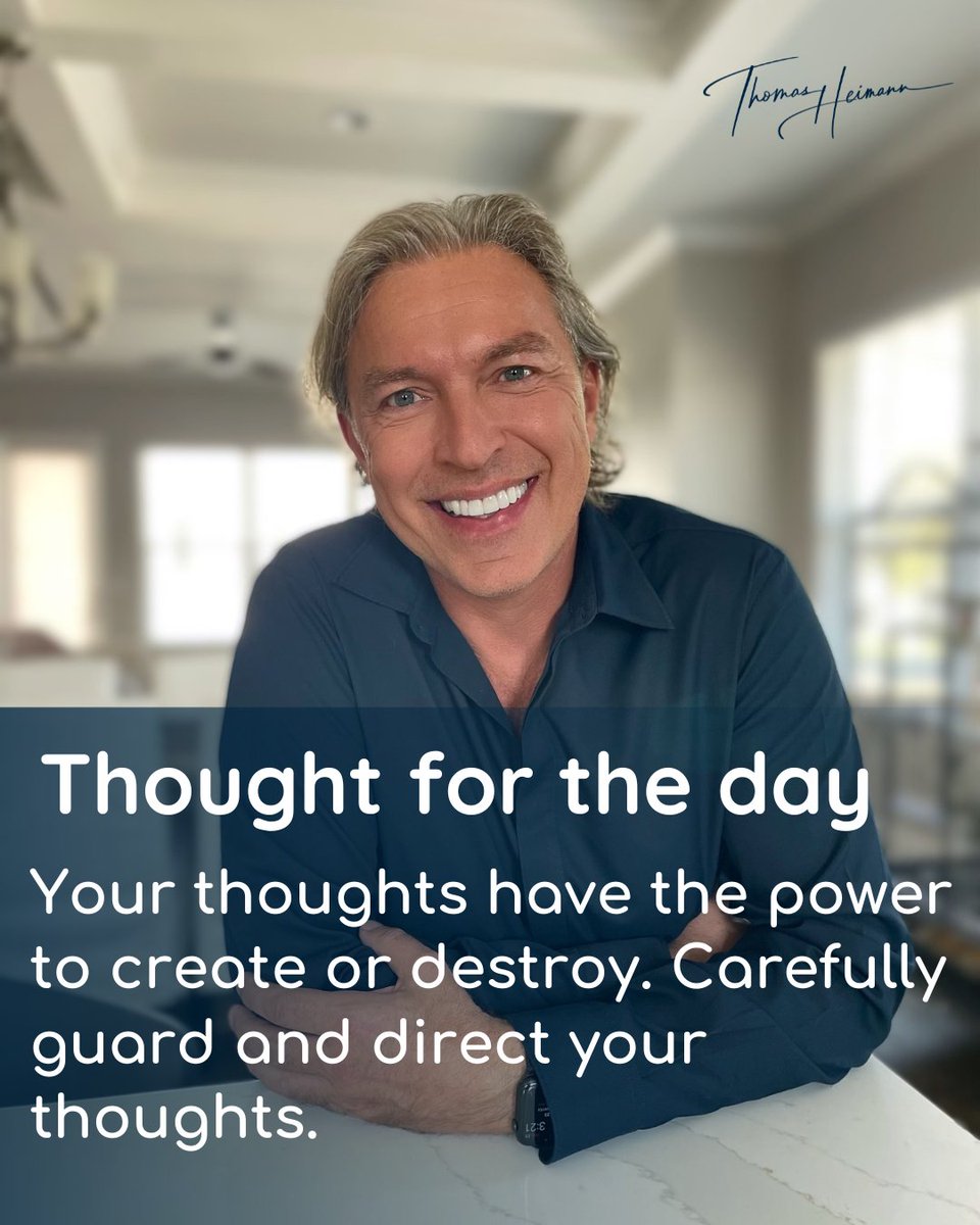 Your thoughts have the power to create or destroy. Carefully guard and direct your thoughts.
.
.
.
#topproducer #realtypartners #teamrealtypartners #teamgoteam #realestateagent #realtor #realtors #realtorlife #thomasheimann #kw #kellerwilliams #remax #coldwellbanker #exitrealty