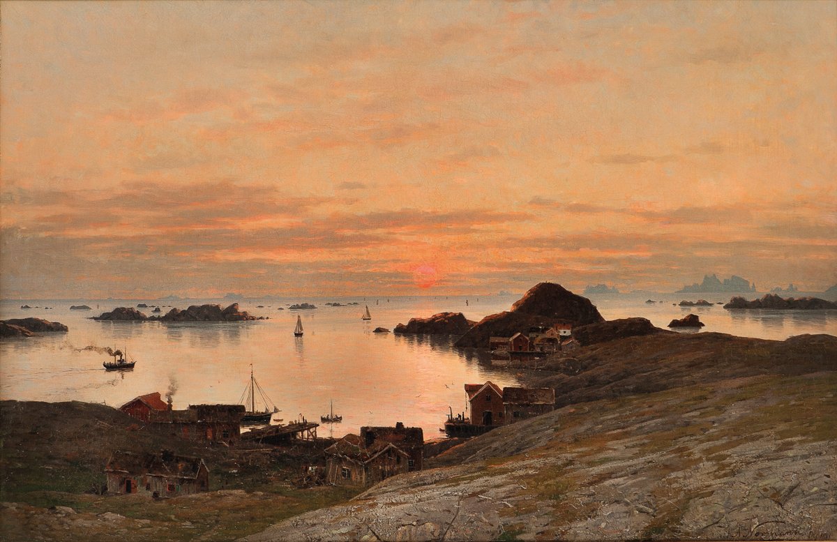 Don't miss open #art day at Hålogatun this Sunday (26 May, 12.00-14.00). For all those interested in the work and life of Bodø artist Adelsteen Normann (1848-1918) 🎨 @Visitbodo #Norway #landscapes