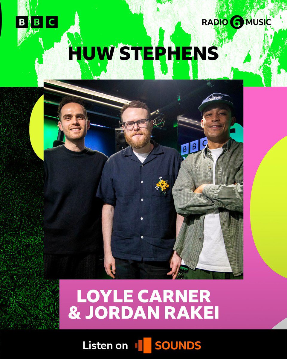 Had an amazing time getting to sit down with my good friend @LoyleCarner and @huwstephens for a chat. The interview goes out on @BBC6Music from 4pm today!! bbc.co.uk/sounds/play/li…