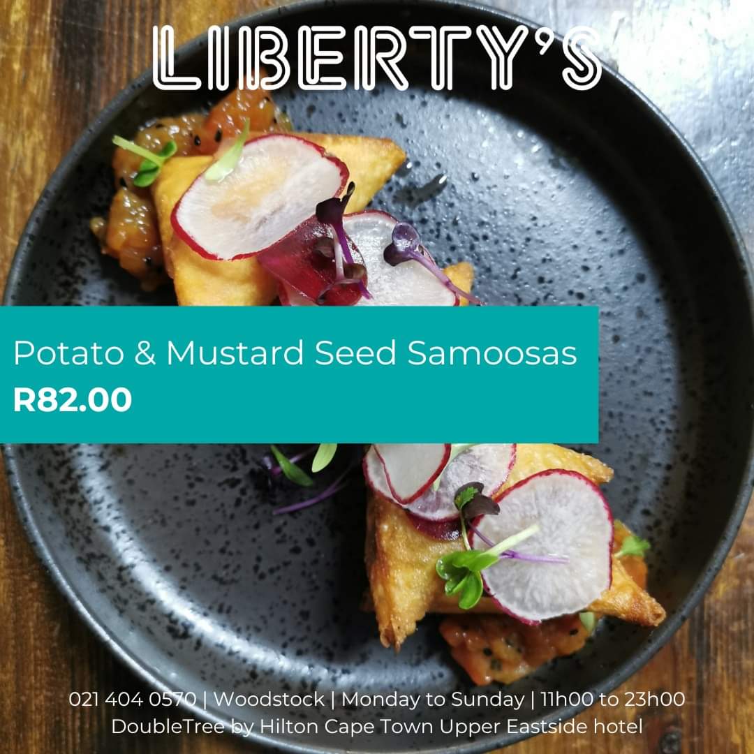 Come and experience the #TasteofLibertys!   

At Liberty's, we believe that every meal should be a celebration🎉 #CelebrateFlavours

Book on Dineplan: dineplan.com/widgetframe/V5… 

#LibertysRestaurant #Woodstock #capetown #southafrica #lovecapetown  #capetownmag #food #restaurant