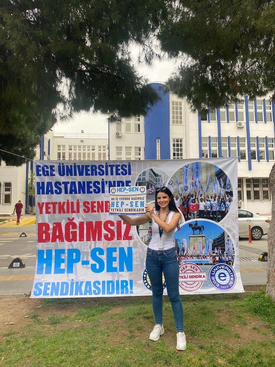 Hep-Sen Ailesi olarak,bugün Yetkili Sendika olduğumuz Ege Üniversitesi Hastanesi'ndeydik. Yarın yetkiyi alacağımız diğer kurumlarda olacağız.Her kurumda ilmek ilmek emeğimizi taçlandıracağız 👍