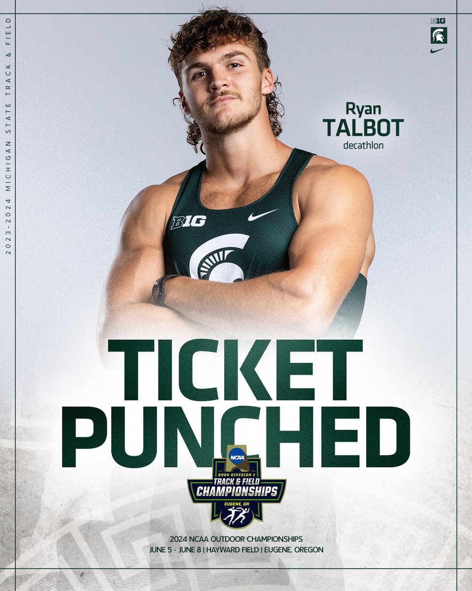 He's 🔙 to the NCAA Championships for the third time in his career! Call him Three-Time Talbot ❕ #GoGreen