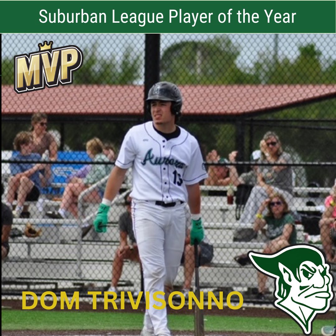 Here’s to your 2024 Suburban League POY  <a href="/dommtriv/">Dominic Trivisonno</a>. Very well deserved for the 3 year starter behind the dish. Tremendous year, leader, and even better person. Congrats Triv!