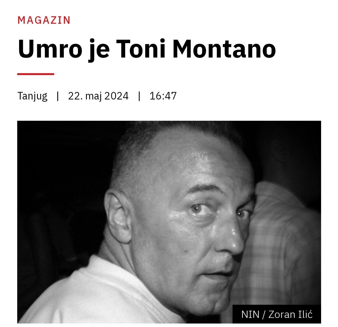 Počivaj u miru,legendo...😢
" Nervira me zašto stalno
  mislim o njoj,
  mada , stvarno, nemam 
  više razloga za to.
  Deset godina je prošlo,
  a ja nju i dalje volim..." 😢
