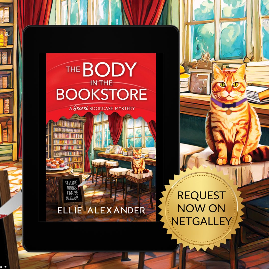 We are thrilled to announce that The Body in the Bookstore: A Secret Bookcase Mystery by @ellielovesbooks is now available to request on NetGalley! Request it here: netgalley.co.uk/catalog/book/3…