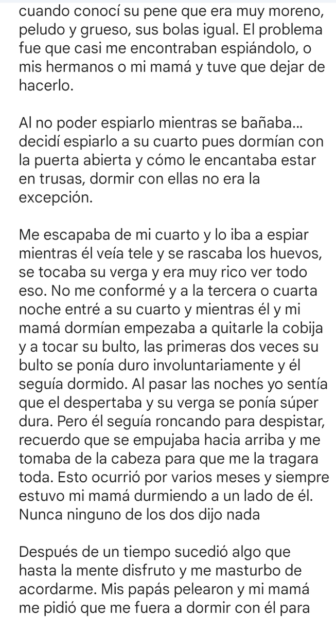 relatoscal's tweet image. Mándenme su relato al dm por quien mismo, instagram o telegram y lo estaré compartiendo 😉
Like y RT para más.

Noches inolvidables con papá 
#morbo #hot #padreehijo #paja