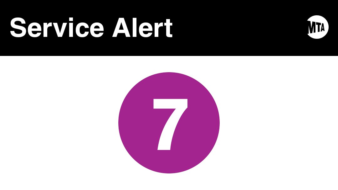 There is no 7 train service in both directions between Flushing-Main St and Queensboro Plaza. 
Use Q32, Q48, Q60 buses, LIRR or E/F/M/N/R/W trains.

What's Happening?
Emergency teams are responding to someone who was struck by a train at 74 St-Broadway.