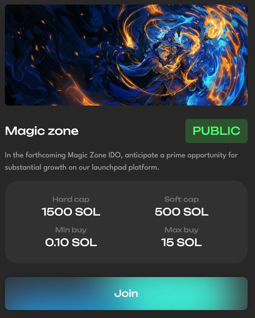 Magiczonelaunch's tweet image. MagicZone Public Sale Starts In 30 minutes 🪄 (6PM UTC)

Presale: app.magiczone.io/projects/magic…

🔥 First Solana launchpad with airdrop farming
🔥 KYC Team (Experience from Riot games &amp;amp; Microsoft)
🔥 3 Exclusive &amp;amp; vetted IDOS ready.

Overflow | 100% token release at launch | Low…