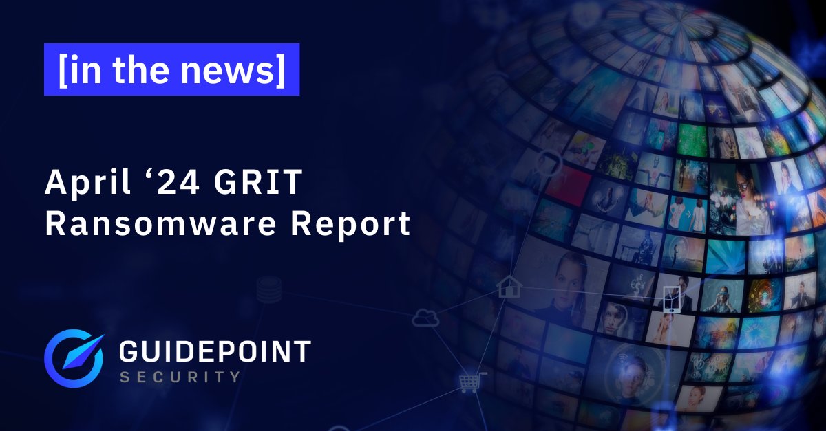 Check out the extended coverage of the April '24 GRIT Ransomware Report. Learn more about new and emerging players in #RaaS and other interesting April #ransomware statistics. • @The_IT_Nerd: okt.to/qsAx6i • @cisoseries: okt.to/CH6Qft #GRIT_Intel