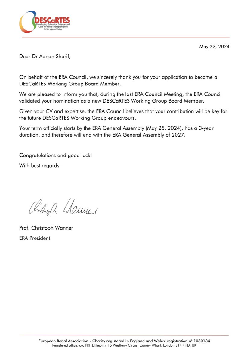Lovely surprise arriving in Stockholm 🇸🇪 for #ERA2024 (not just the beautiful ☀️ weather compared to 🇬🇧) A real privilege to be joining #DESCaRTES and look forward to working with colleagues to support @ERAkidney activity to improve the care of kidney transplant patients 🙏🏼