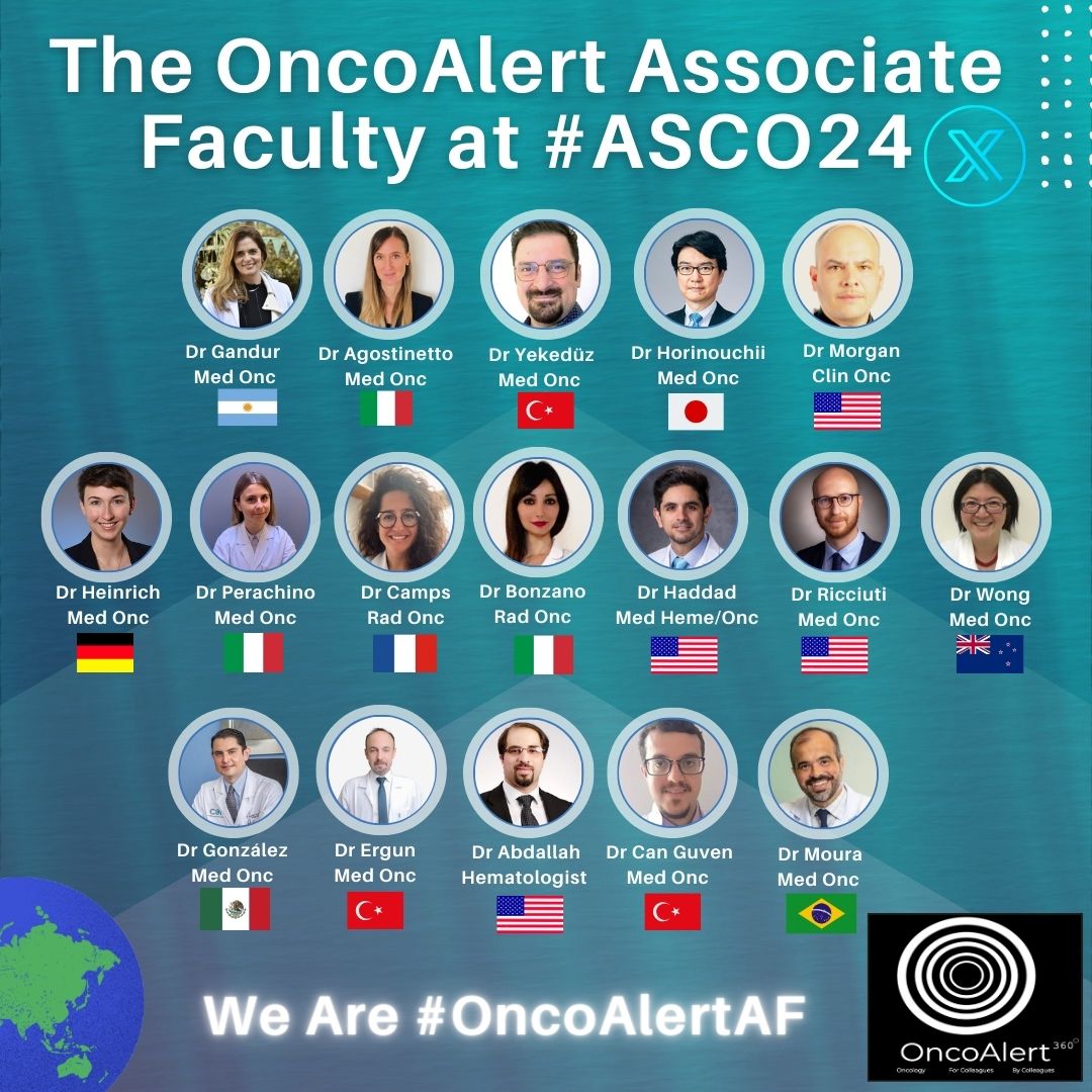 Dear Colleagues, ONE WEEK until #ASCO24 🌐 WE ARE READY WE ARE @OncoAlert 🚨 #OncoAlertAF @nataliagandur 🇦🇷 @acampsmalea 🇫🇷 @MartaPerachino 🇮🇹 @heinrich_kat 🇩🇪 @BiagioRicciutMD 🇺🇸 @DenizCanGuven1 🇹🇷 @yekeduz_emre 🇺🇸 @HHorinouchi 🇯🇵 @FadiHaddad_MD 🇺🇸 @Dr_Ivanoncologo 🇲🇽