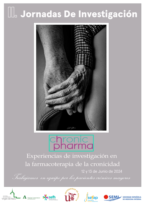 📢 II. REUNIÓN CIENTÍFICA DEL GRUPO DE INVESTIGACIÓN CHRONIC PHARMA (12 y 13 de junio de 2024). Experiencias de investigación en la farmacoterapia de la cronicidad. 📩Inscripción y envío de proyectos:                           gestioneventos.us.es/ii-chronic-pha…

Más info▶️<a href="/chronicpharma/">II Jornadas Chronicpharma</a>