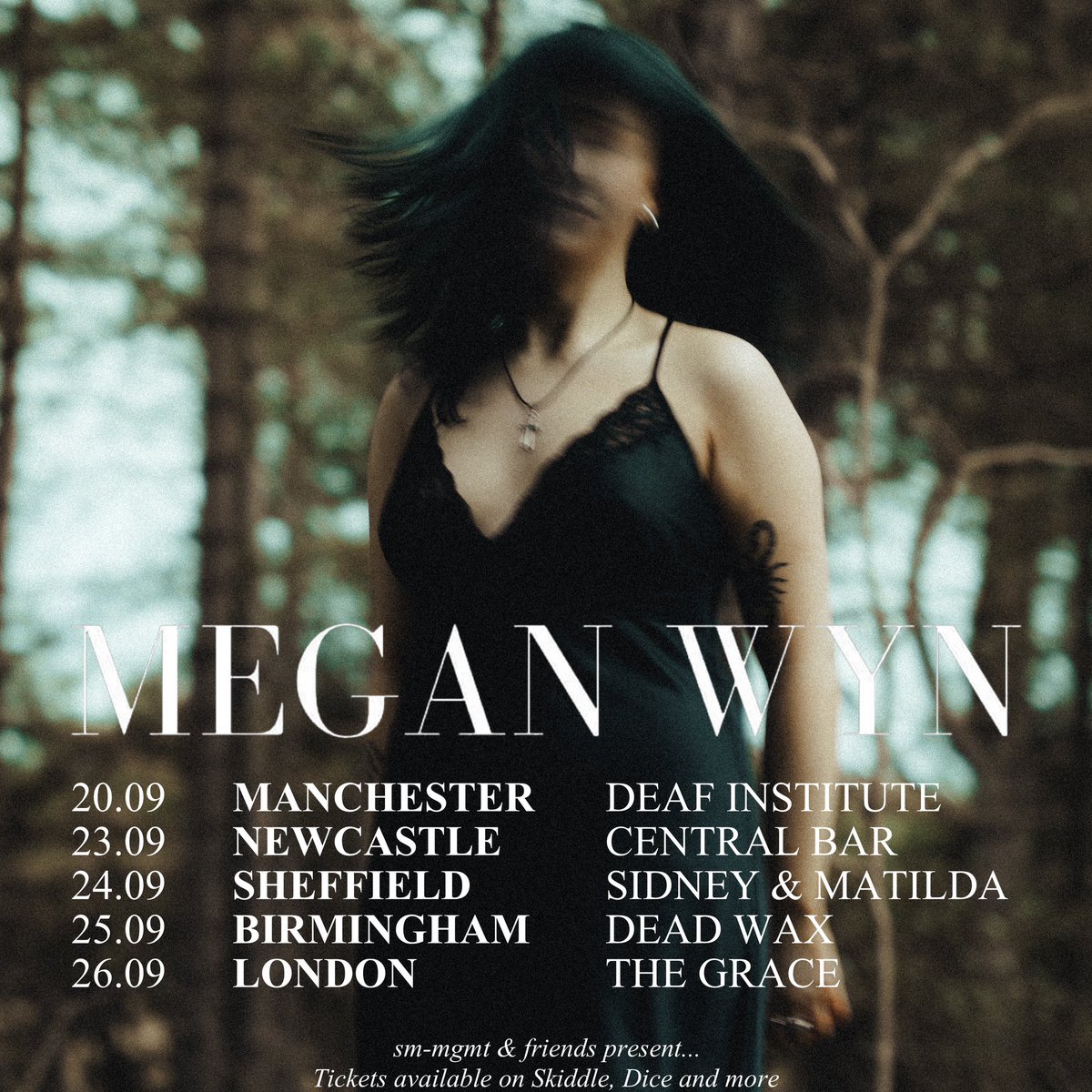 JUST ANNOUNCED: Megan Wyn embarks on her debut headline tour of England in September 2024. Tickets on sale Friday!