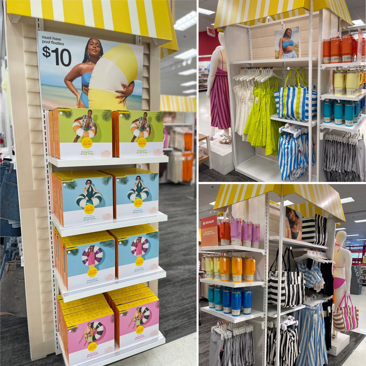 MaySandlin11's tweet image. Really 💜 the Beach Bungalow Gateway set✨This was so fun and easy! Now off to buy all of it🤗 #target #visualmerchandiser #swimwear #swimandsand @emily69716809