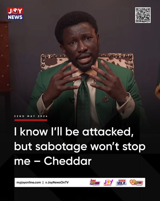 I know I’ll be attacked, however sabotage won’t stop me. Nana Kwame Bediako FJC Cheddar GHS 16.50 Accra GHS 19 #Medikal #Kasoa