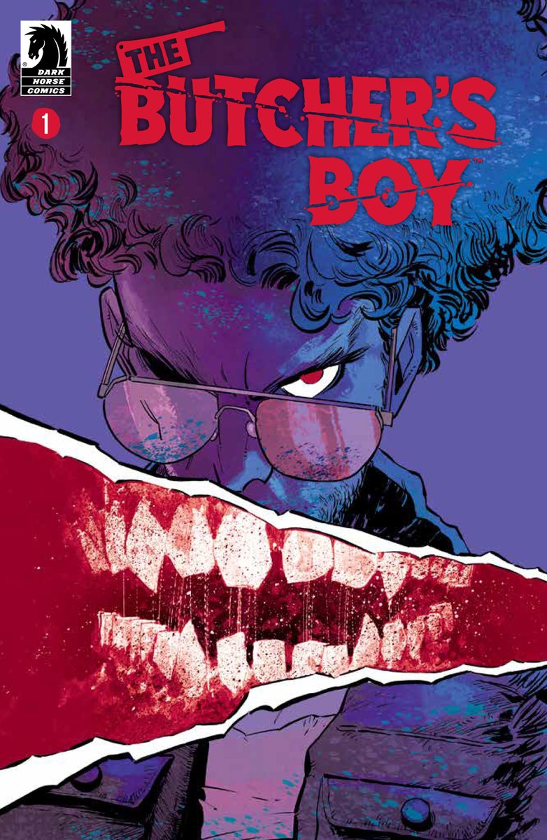 On shelves today! Our gruesome horror series THE BUTCHER'S BOY kicks off this week from @DarkHorseComics. 'A true Lovecraftian horror? Or just the feverish dreams of a mentally unstable serial killer. Six friends on a road trip are about to find out . . .' @LandryQWalker