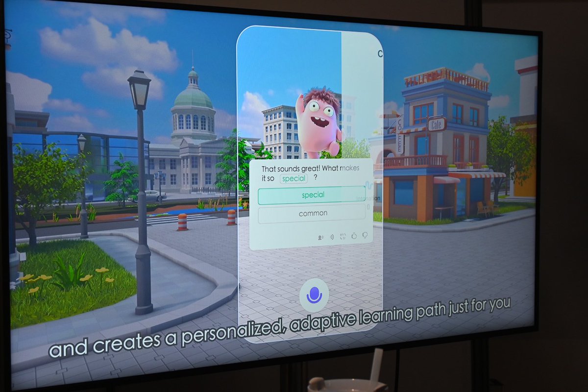 MarieMicheleAB's tweet image. #vivatech
 Apprendre une langue en immersion avec l’IA ? Avec Talkit de #visionflow c’est possible 🥳

@Ym78200 @MadiSeydi @CHRISTINESOTO12 @AngiePatarroyo1 @AnthonyRochand @PPC @chboursin @Chapelotte @IntFem_ @ChantalTV