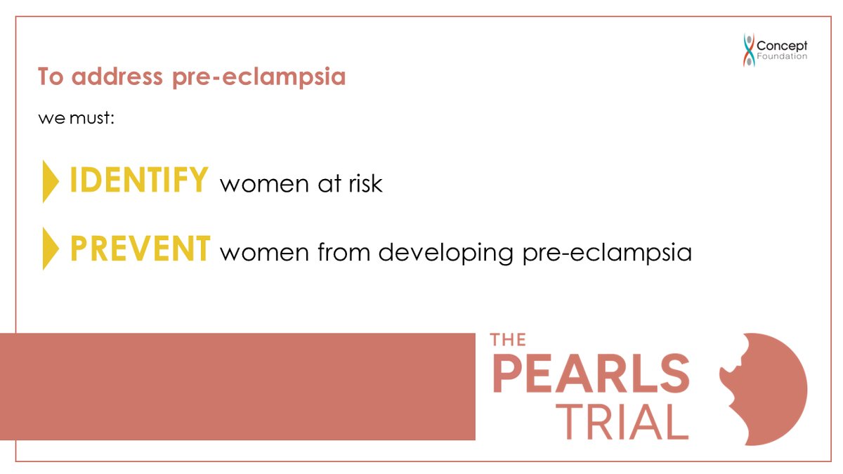 Diagnosis & treatment of #preEclampsia is critical to prevent #maternalMortality but it is also crucial to identify women at risk before they develop the condition. Risk screening is a key component of the #PEARLStrial. Update on the study progress: bit.ly/4dOjceh🧵1/2